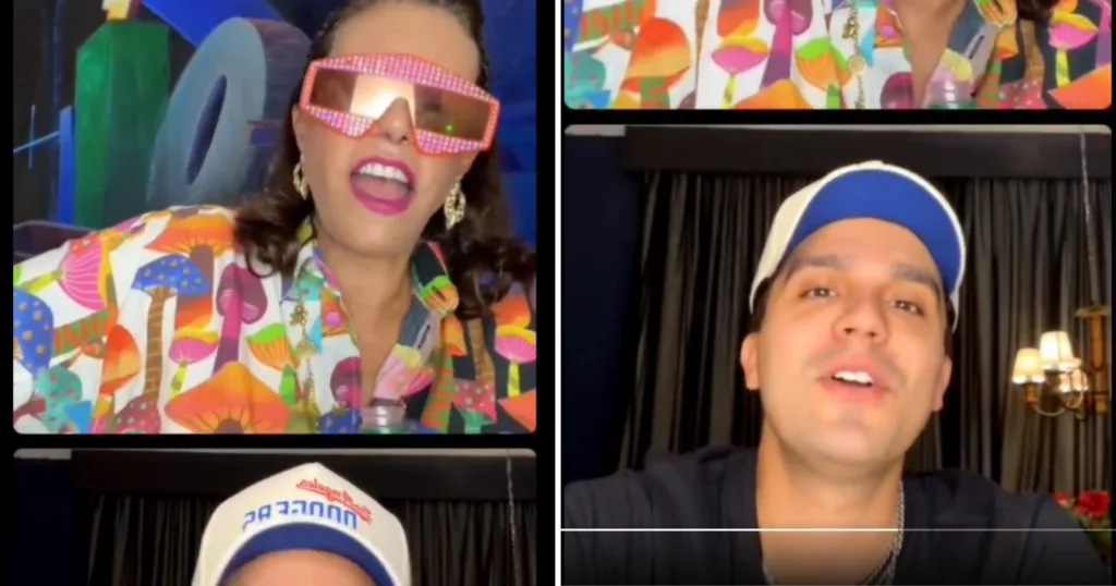Narcisa detona sonho de Luan Santana com Roberto Carlos em live