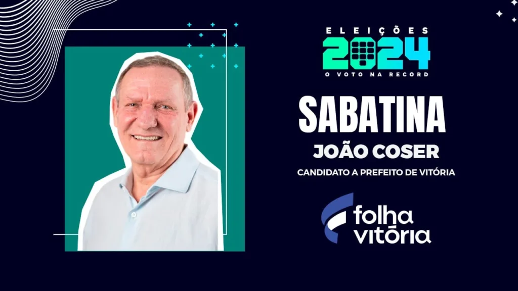 Sabatina de candidatos de Vitória: veja a entrevista de João Coser