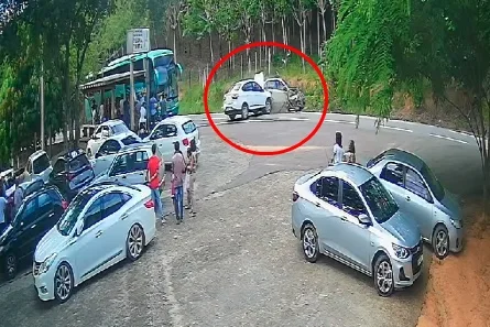 Vídeo mostra momento exato de acidente em Águia Branca