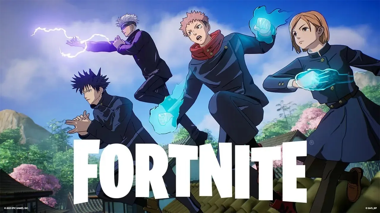 Fortnite receberá os feiticeiros do anime JUJUTSU KAISEN