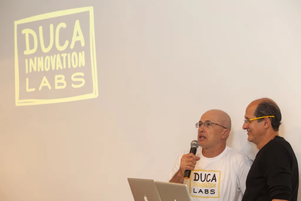 18/11/2015. Coletiva de Lançamento da Duca. Na foto Toni, Cecília,Queiroz Filho,Viriato e Manuel Cavalcanti. Foto:Daniela Nader.