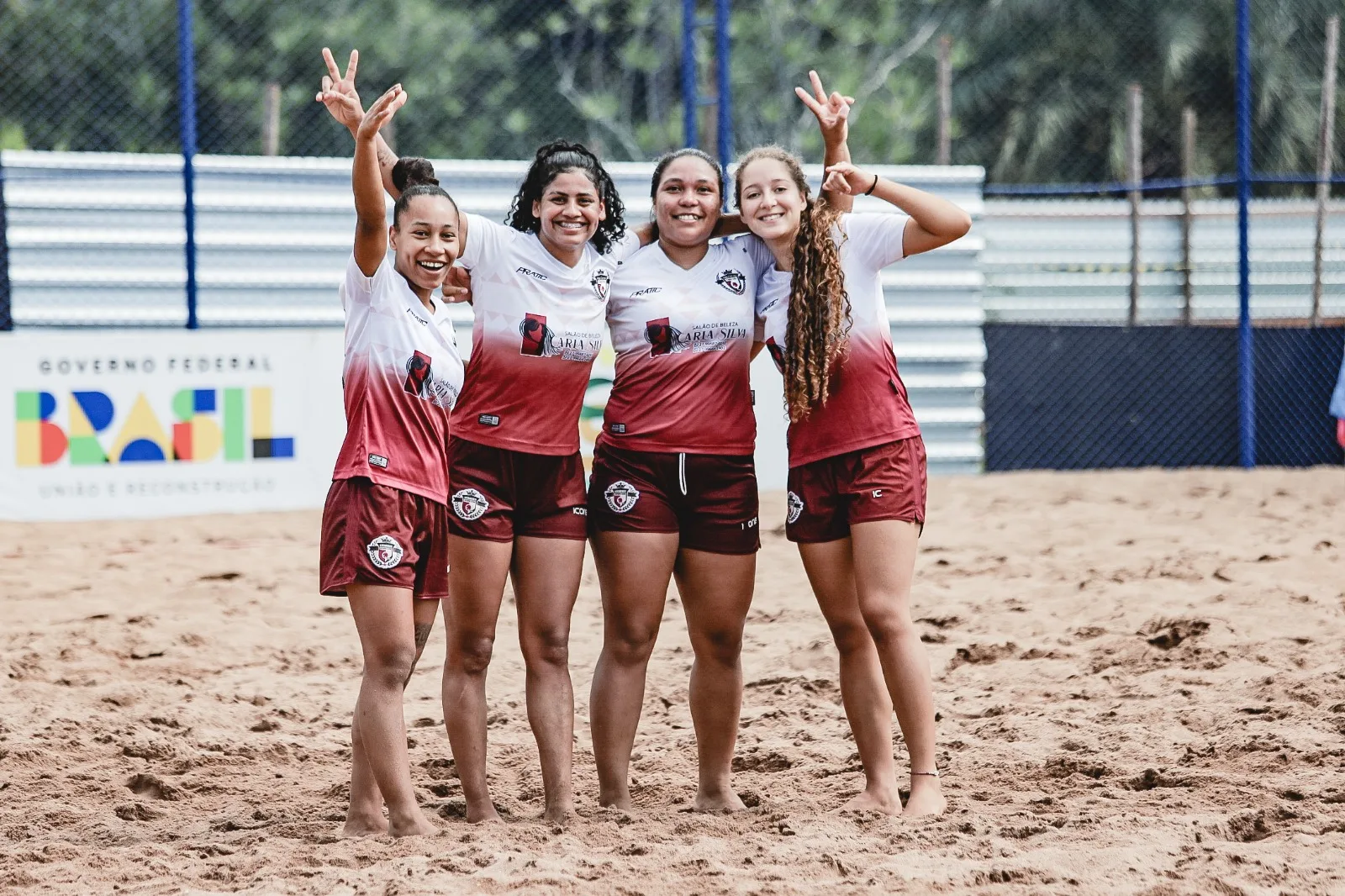 Aracruz e Vitória mostram poder de fogo no Estadual Feminino de beach soccer