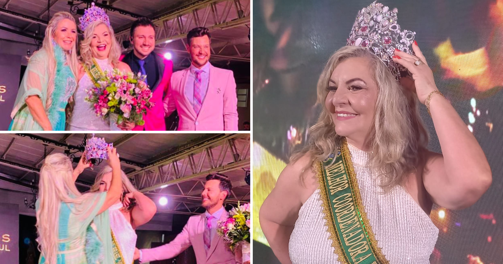 Capixaba é eleita melhor coordenadora de miss do Brasil em mega evento; vídeo