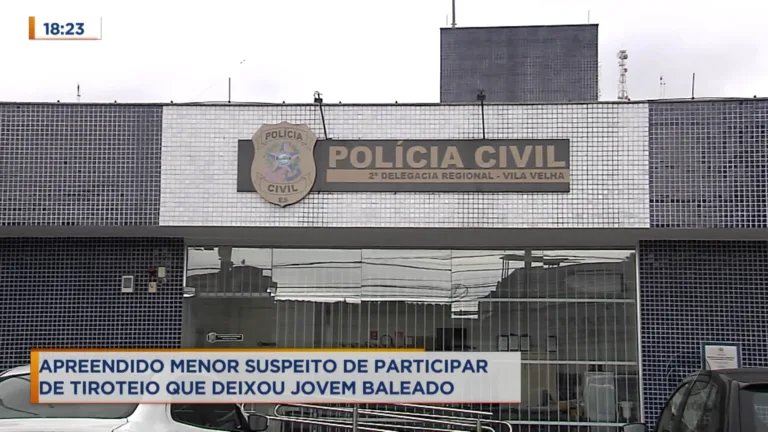 Polícia apreende adolescente de 17 anos suspeito de participar de tiroreio