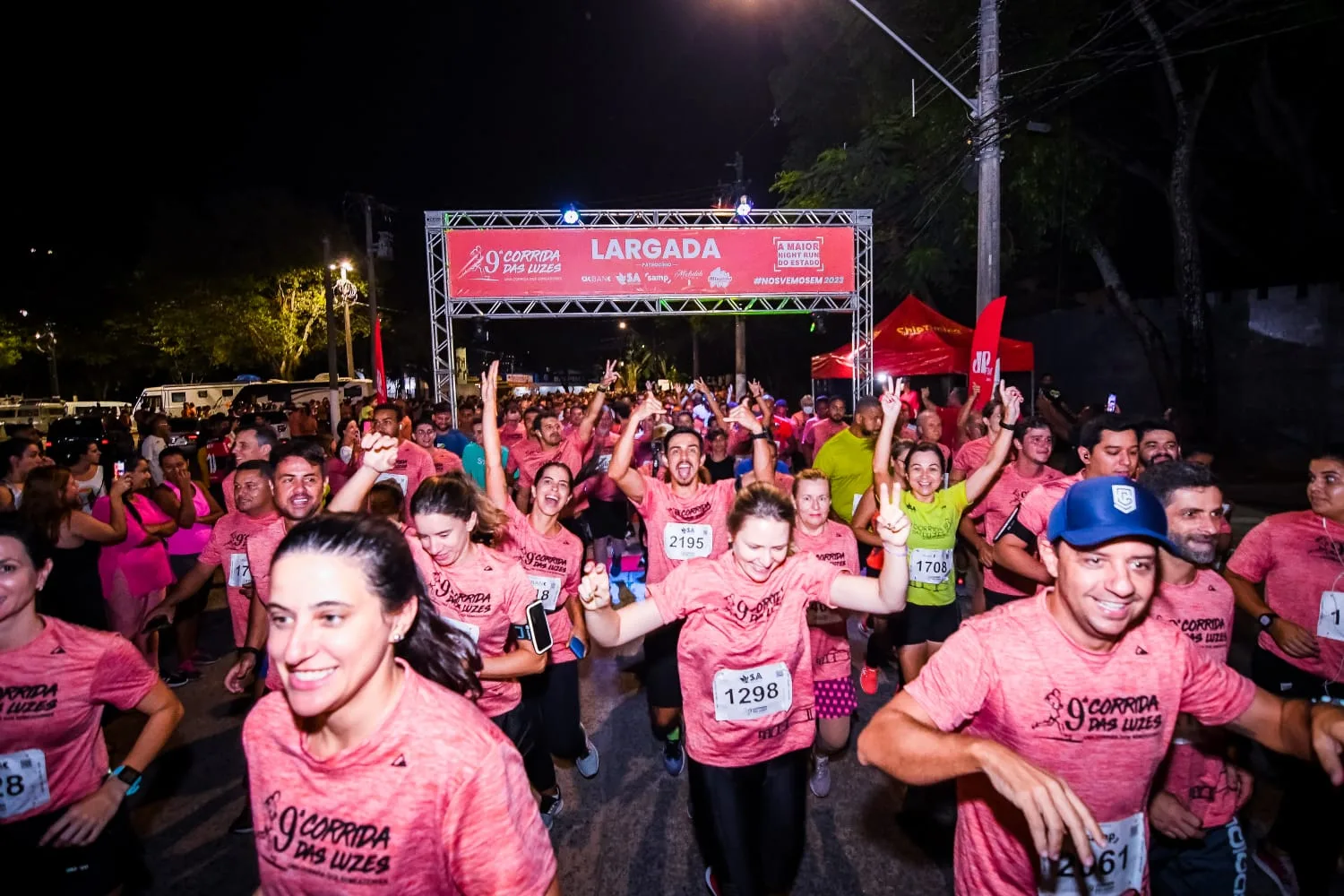 Corrida das Luzes: confira as fotos da 9ª edição da maior night run do Espírito Santo