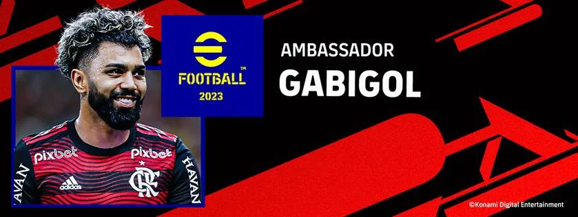 KONAMI anuncia que "Gabigol" é o mais novo embaixador do eFootball