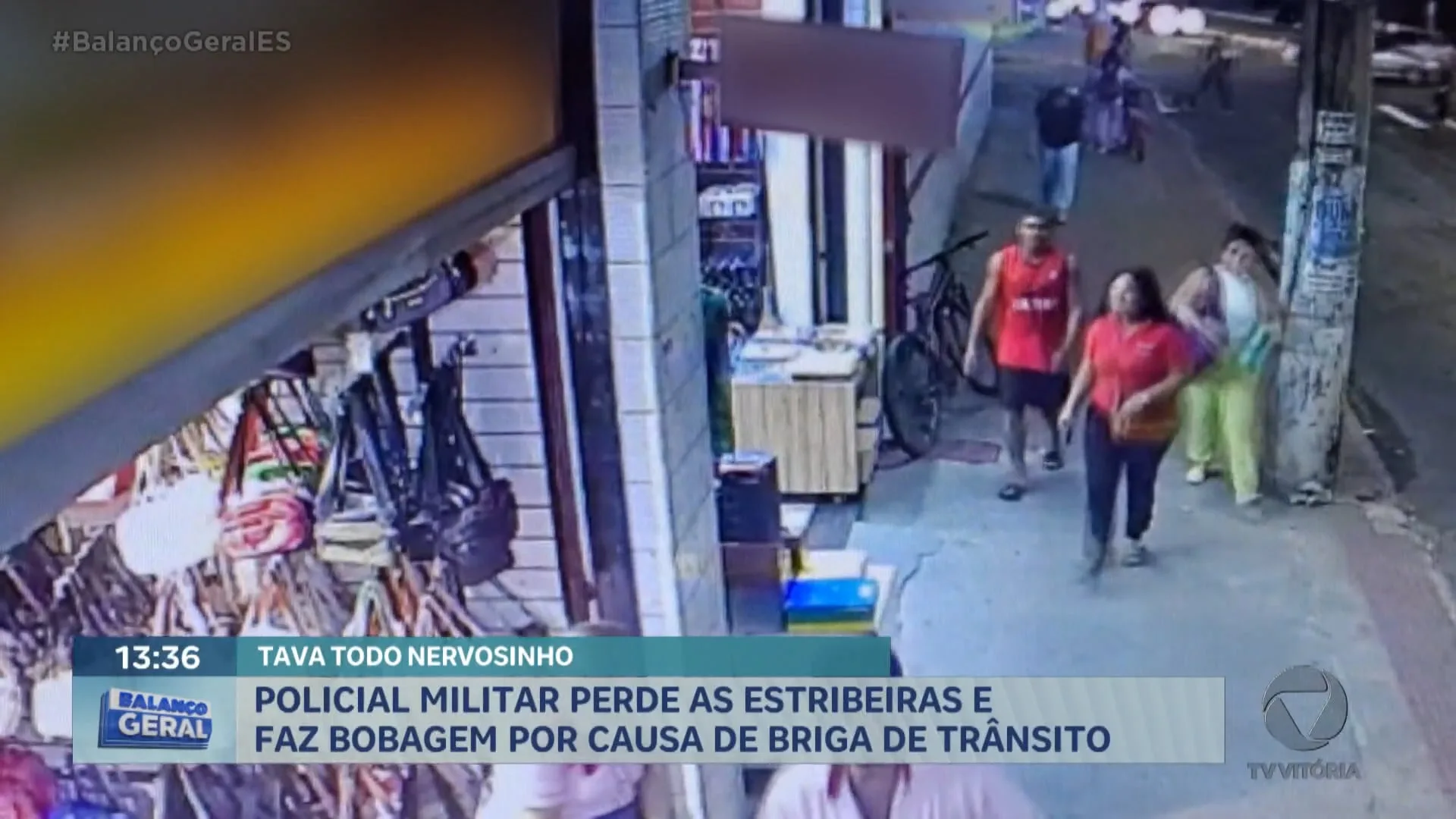 Policial militar perde as estribeiras e faz bobagem por causa de briga de trânsito