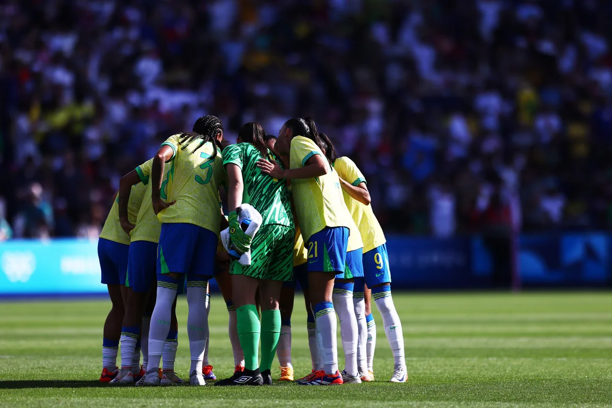 2024.08.10 – Jogos Olímpicos Paris 2024 – Futebol Feminino – Brasil enfrenta os EUA na final olimpica. Foto: Luiza Moraes/COB.