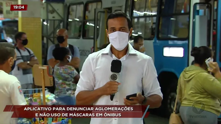 É possível denunciar aglomerações e não uso de máscaras em ônibus por meio de aplicativo