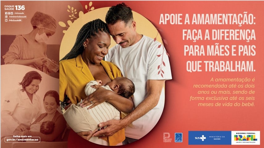 Ministério da Saúde lança campanha sobre a importância da amamentação
