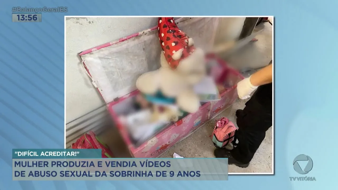 Tia vendia conteúdos que ela mesma produzia de abuso sexual da própria sobrinha