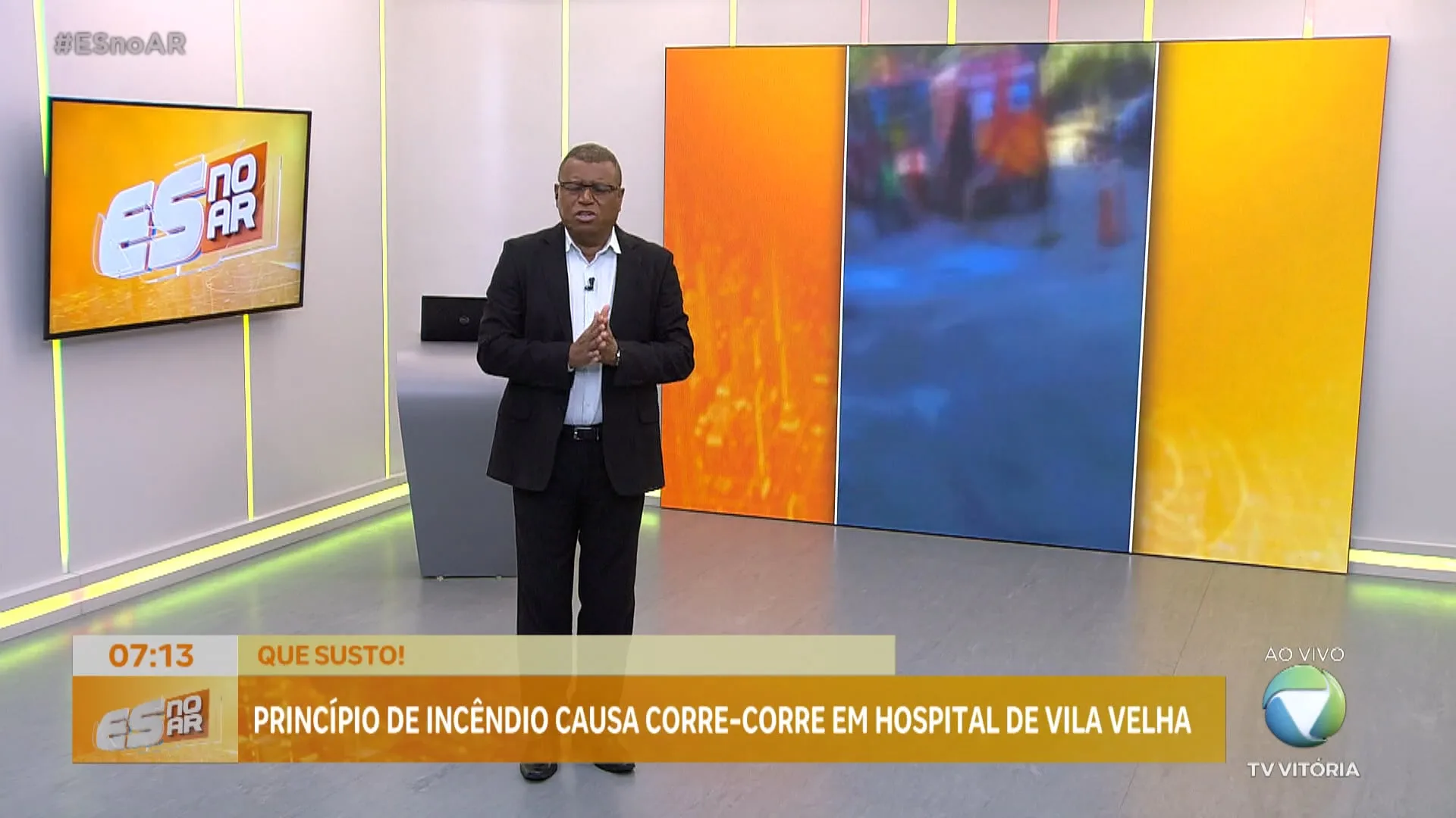 Princípio de incêndio causa corre-corre em hospital