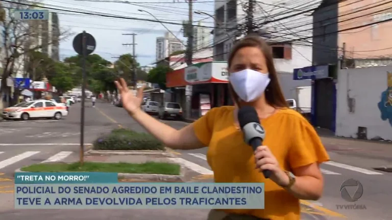 Um policial do senado é agredido e tem arma e pertences roubados