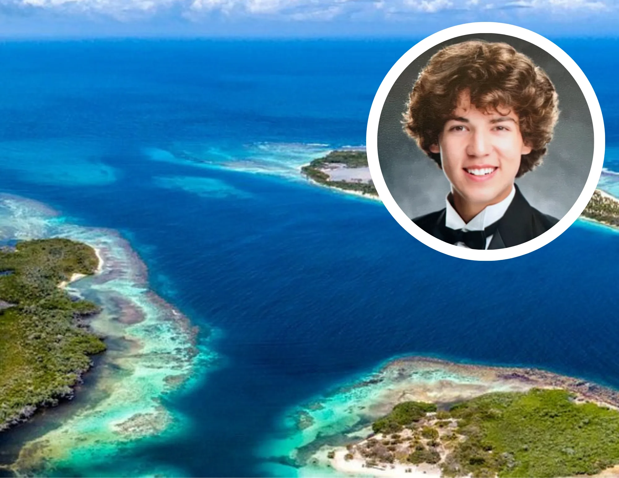 Jovem aceita desafio, pula de navio no mar com tubarões e some nas Bahamas