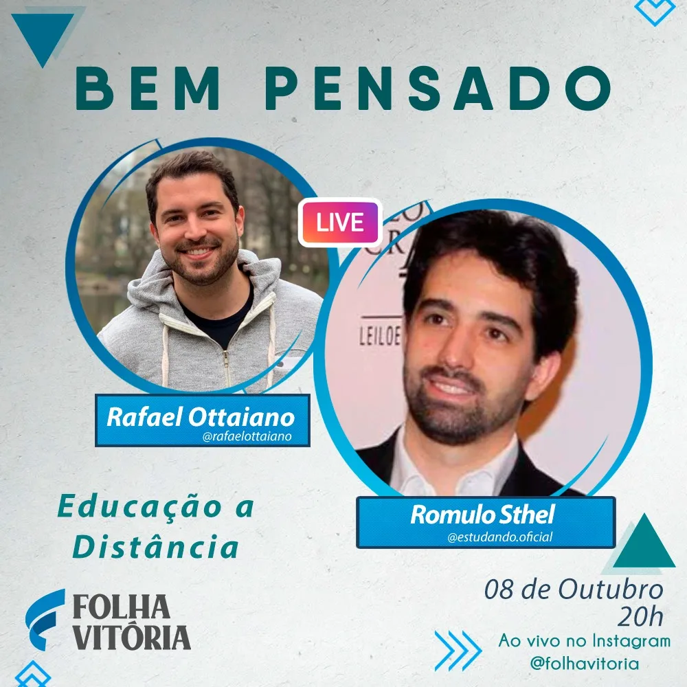 Live do Folha: especialistas falam sobre educação a distância