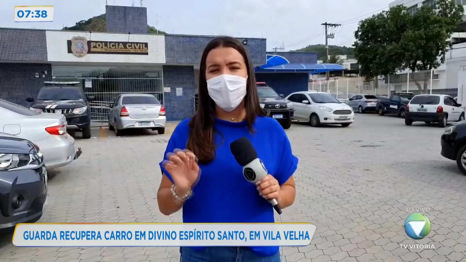 Guarda Municipal recupera carro em Divino Espírito Santo, Vila Velha