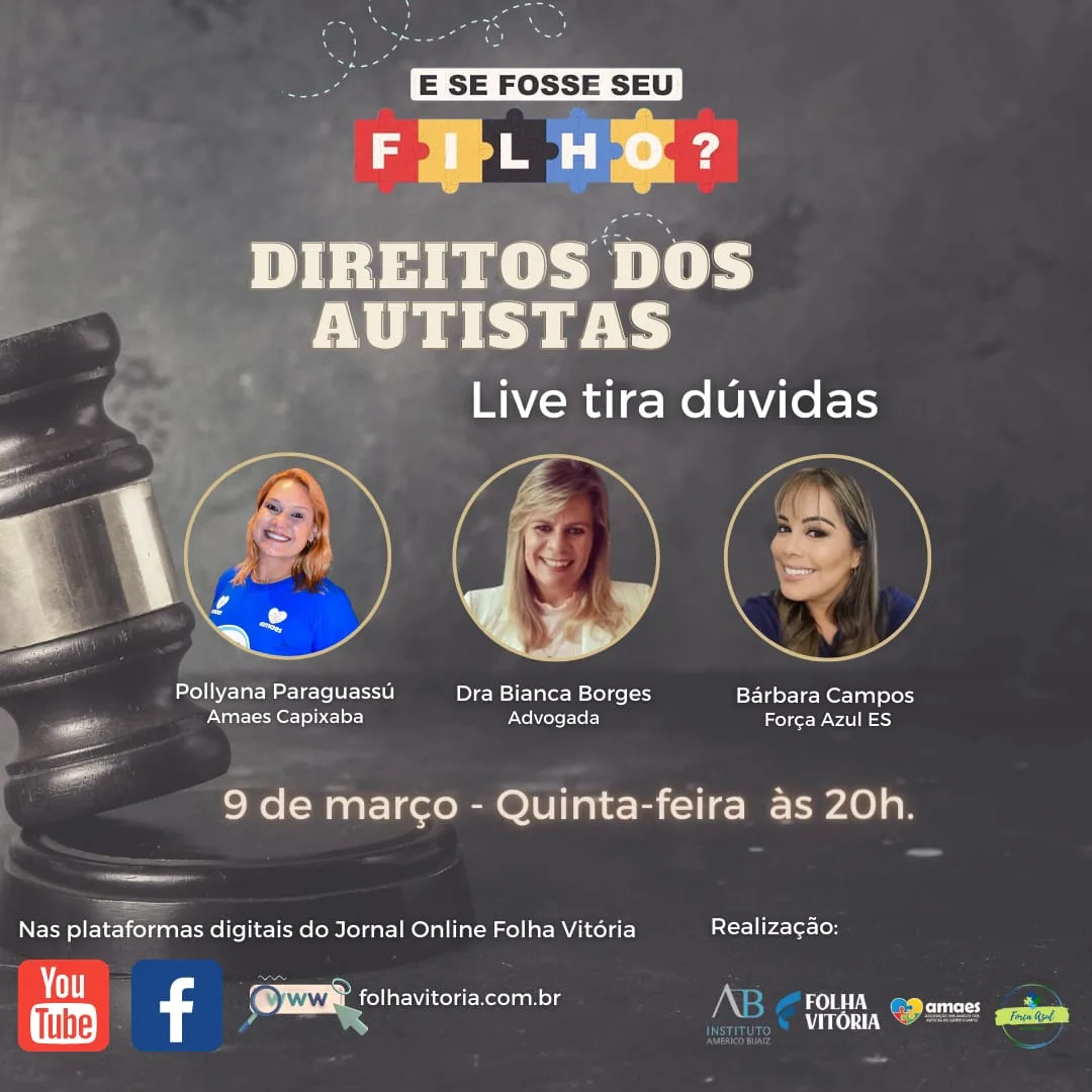 Saiba tudo sobre o direito dos autistas na live do "E se fosse seu filho?"