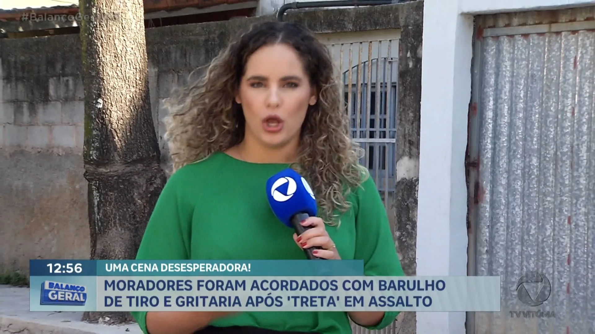 Moradores foram acordados com barulho de tiro e gritaria