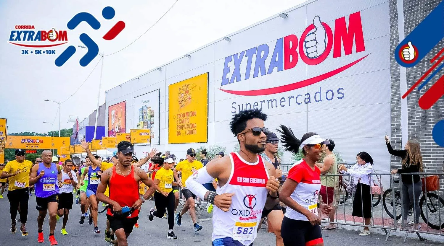 Corrida Extrabom acontece neste domingo; veja quando e onde retirar o kit