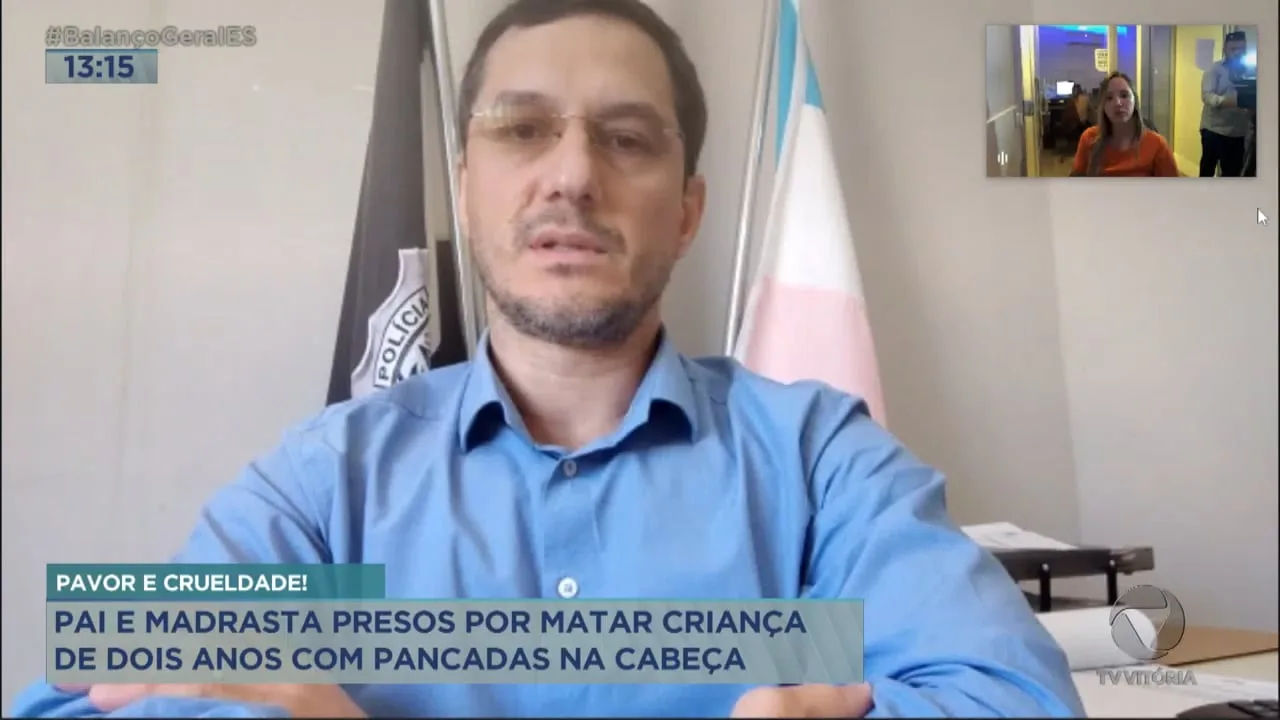 Pai e madrasta presos por matar criança de dois anos com pancadas na cabeça