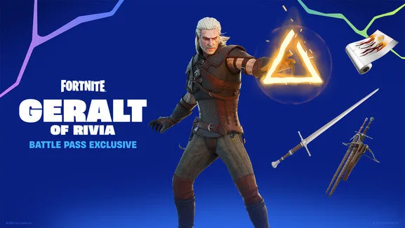 Geralt de Rivia abre caminho para o Fortnite hoje!