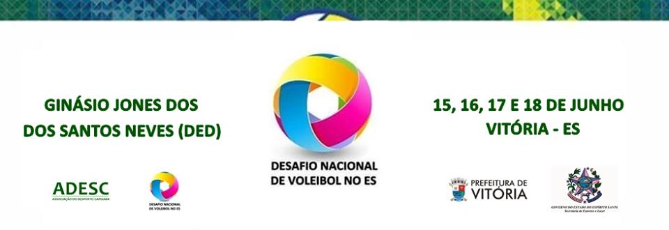 Agenda esportiva: DED será palco de Desafio Nacional de Vôlei