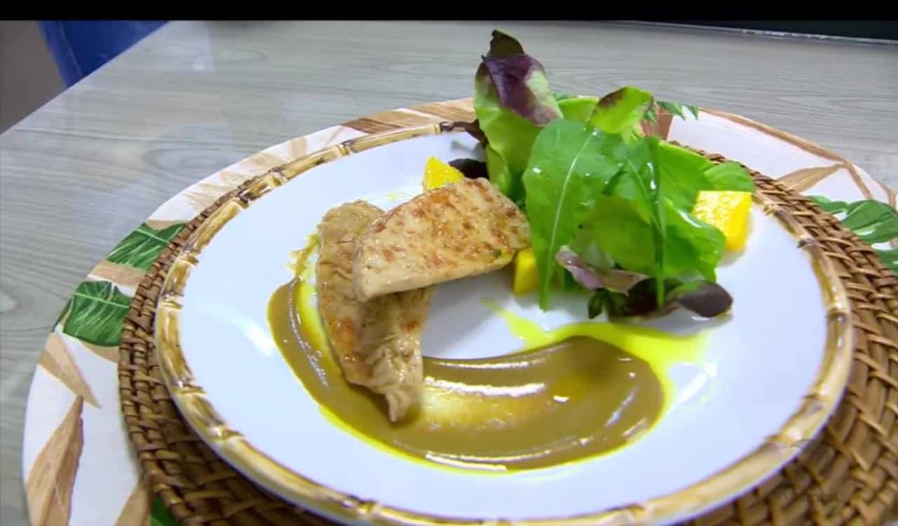 Sassami: peito de frango no azeite