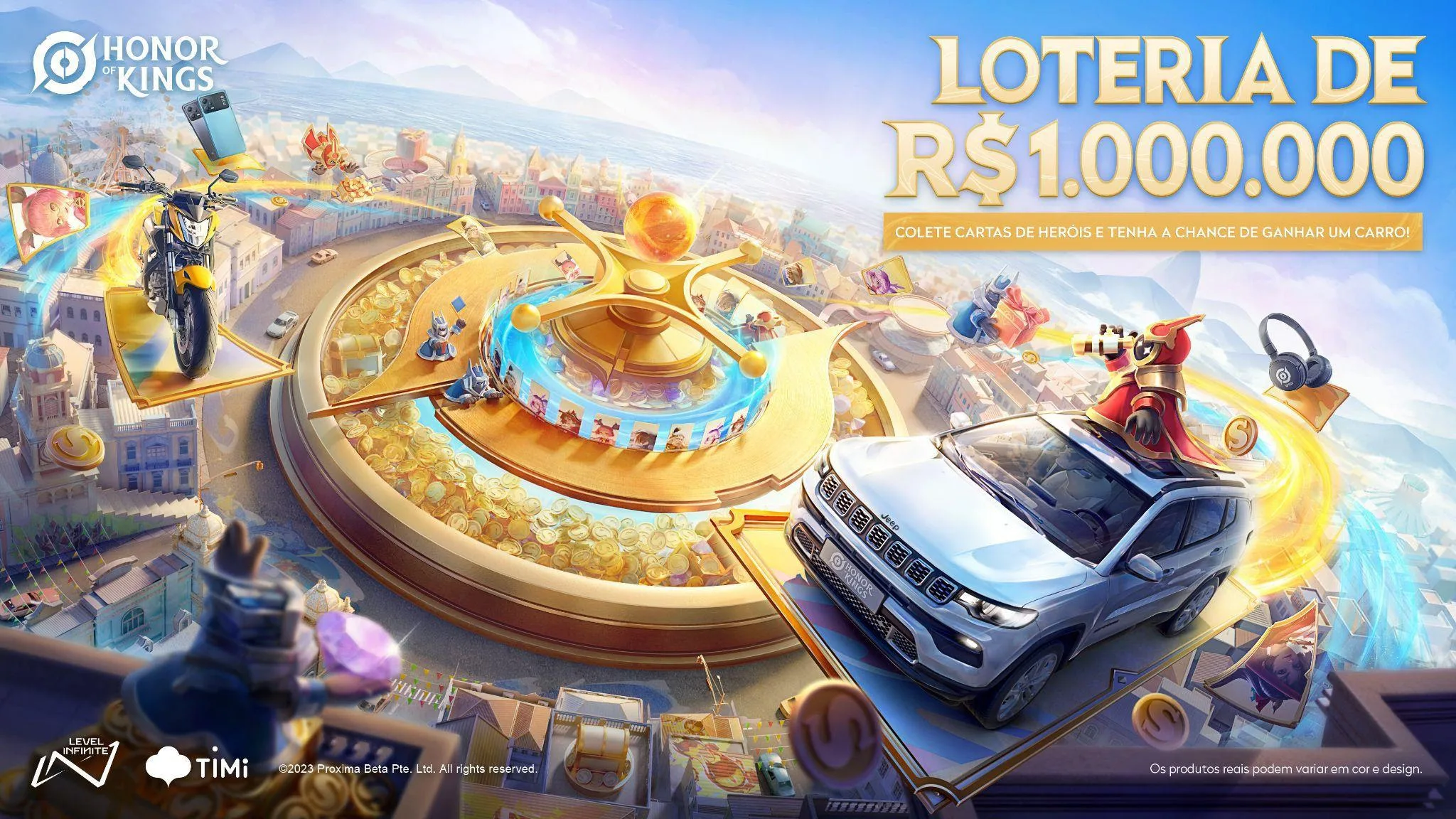 Honor of Kings anuncia evento LOTERIA DE R$1.000.000; veja como participar