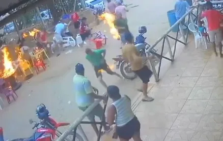 Três pessoas seguem internadas após explosão de churrasqueira no ES