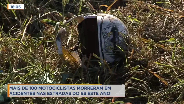 Quase um motociclista morre por dia no ES