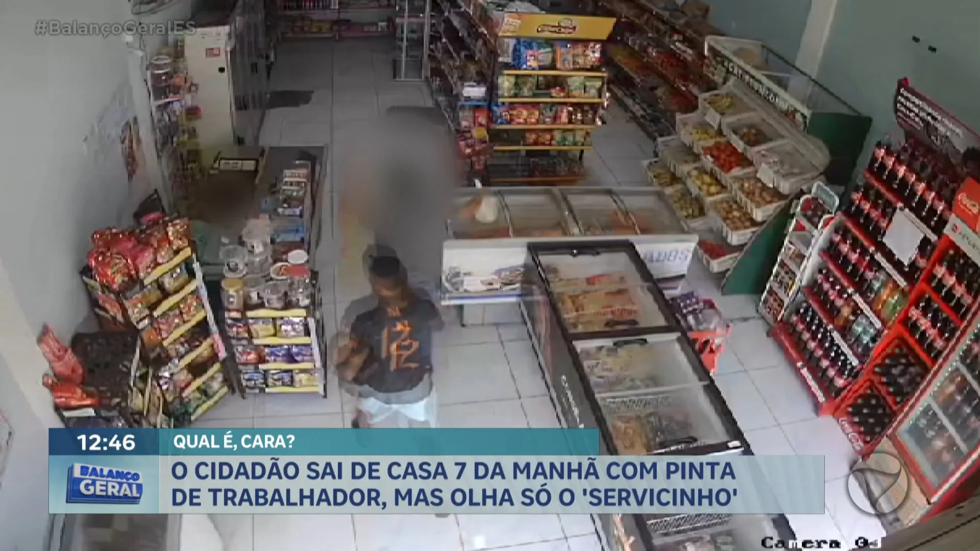 QUAL É, CARA! CIDADÃO SAI DE CASA DE MANHÃ COM PINTA DE TRABALHADOR, MAS OLHA SÓ O 'SERVICINHO'.