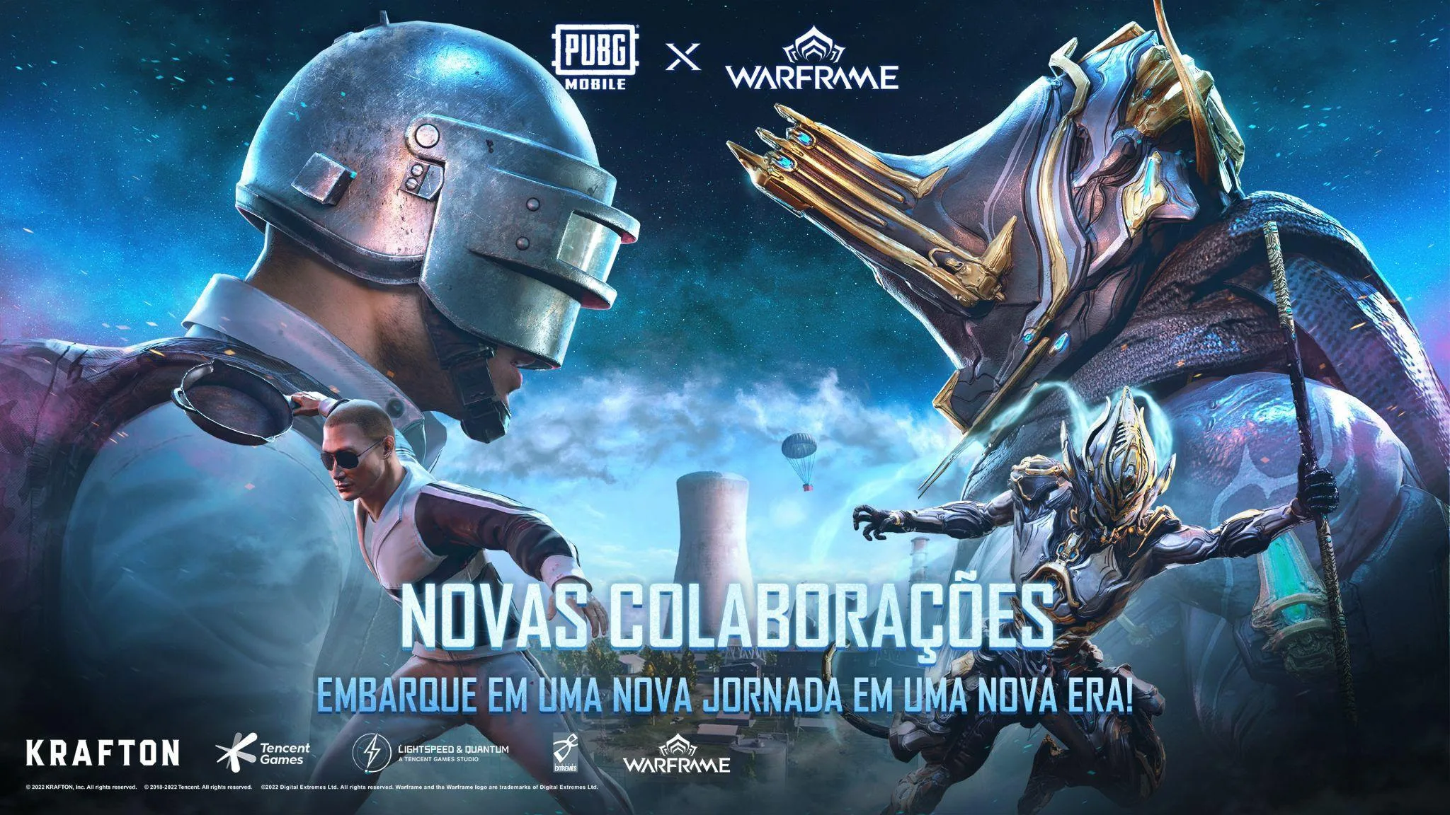 PUBG MOBILE anuncia colaboração com Warframe