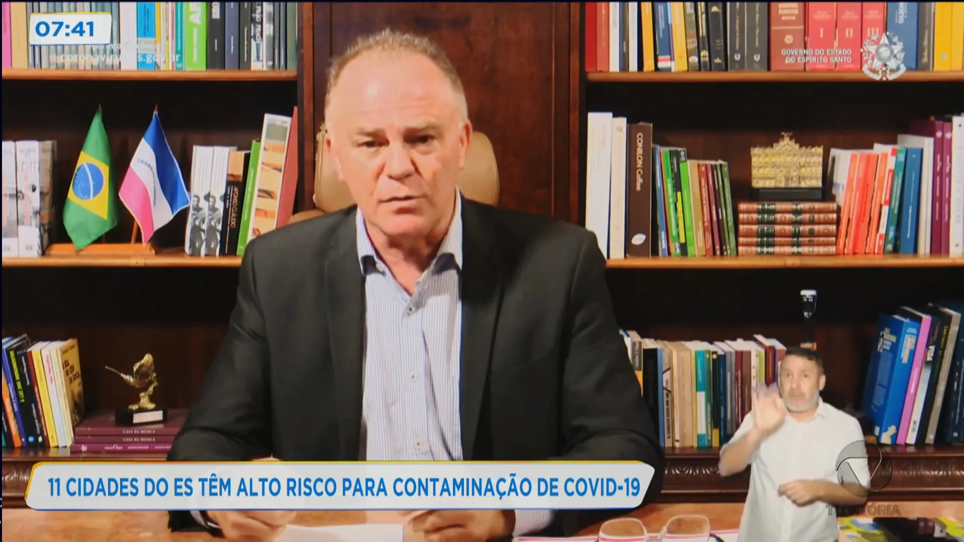 11 cidades do ES têm alto risco de contaminação de Covid-19