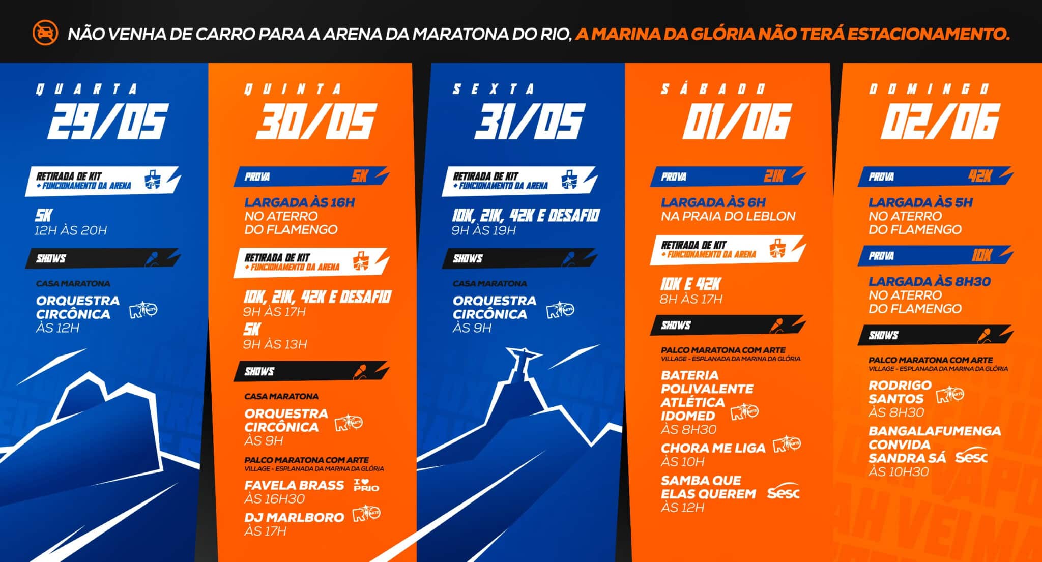 Além da corrida: Maratona do Rio traz cultura e entretenimento para todos