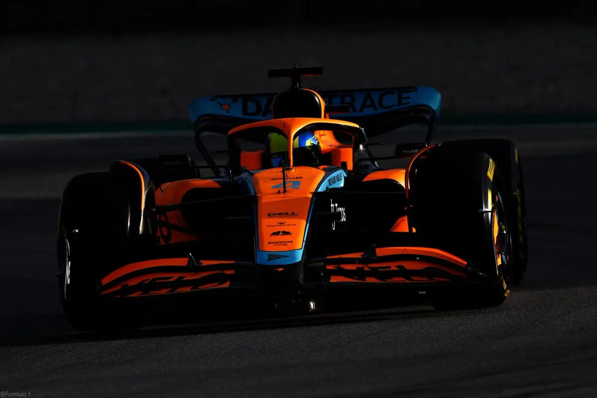 McLaren de Lando Norris é a mais rápida no 1º dia de testes da Fórmula 1 em Barcelona