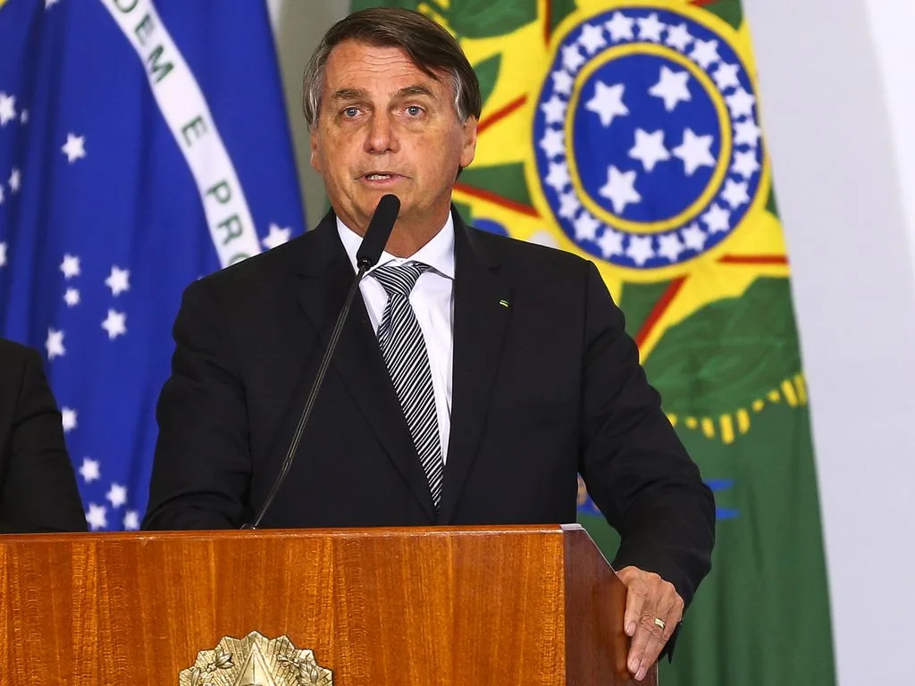 O presidente Jair Bolsonaro participa de cerimônia de lançamento de programa de qualificação do atendimento de agentes comunitários de saúde, o “Saúde com Agente”.