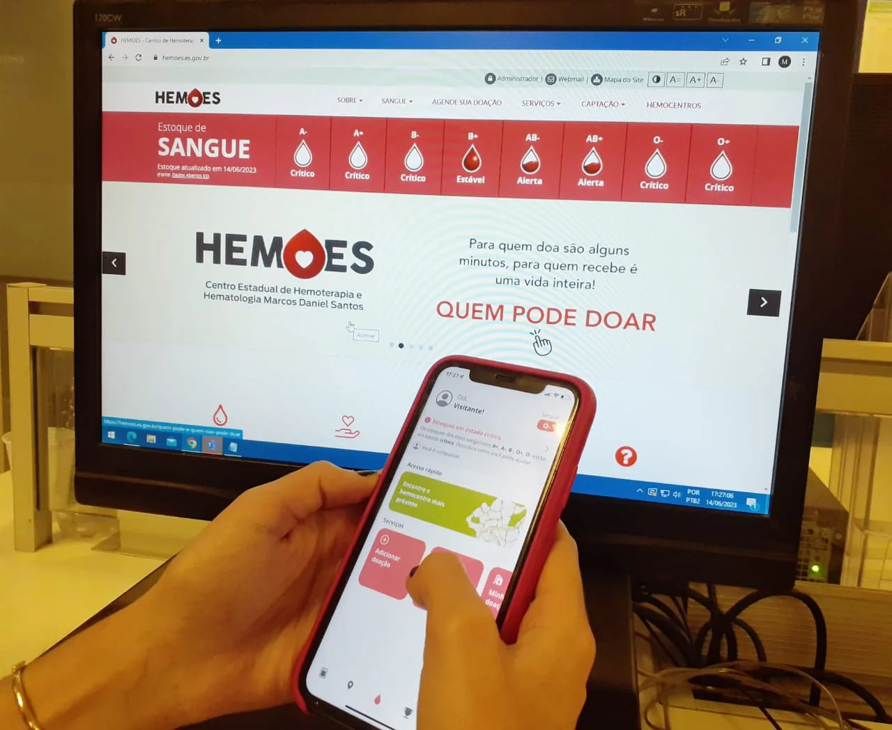 Aplicativo de doação de sangue no ES: veja o passo a passo para usar