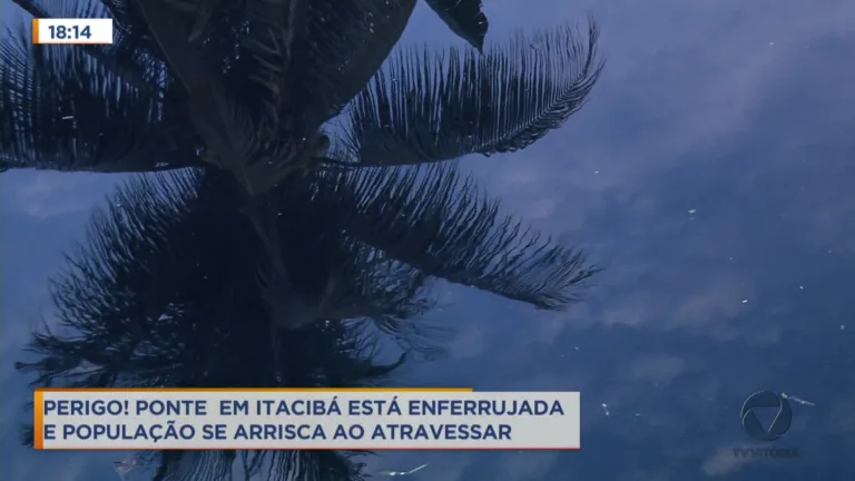 Moradores reclamam de ponte quase caindo em Cariacica