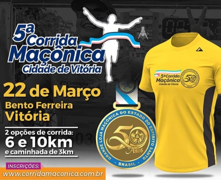 Última semana de inscrições na Corrida Maçônica de Vitória