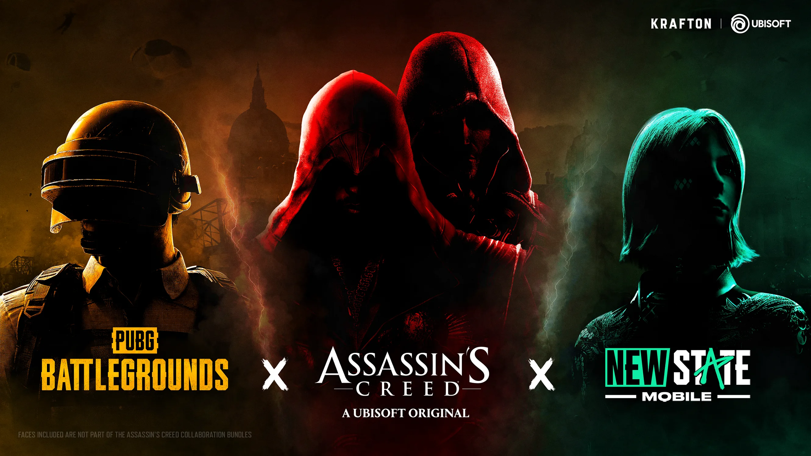 Assassin’s Creed salta para PUBG: BATTLEGROUNDS e NEW STATE MOBILE em agosto