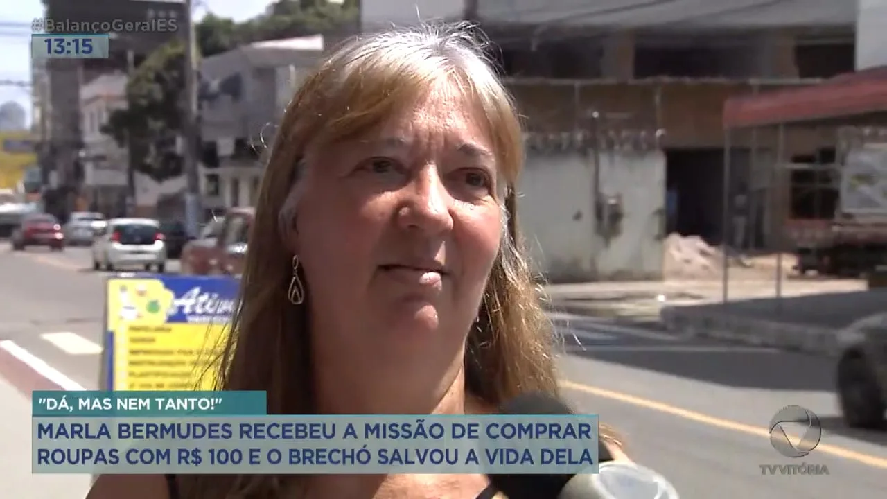 Marla Bermudes recebeu a missão de comprar roupas com R$ 100