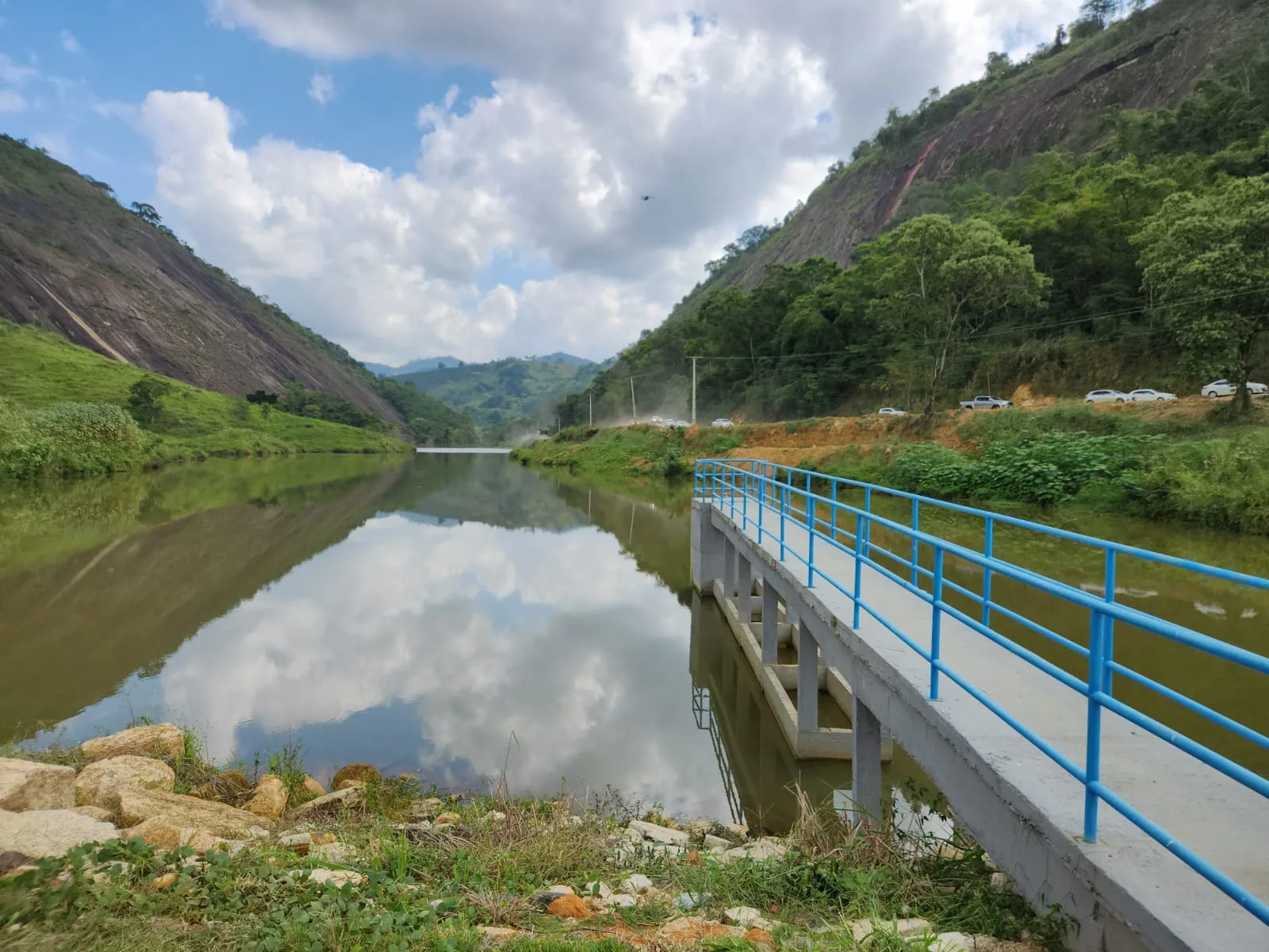 Governo do ES inaugura barragem para ajudar na irrigação de lavouras