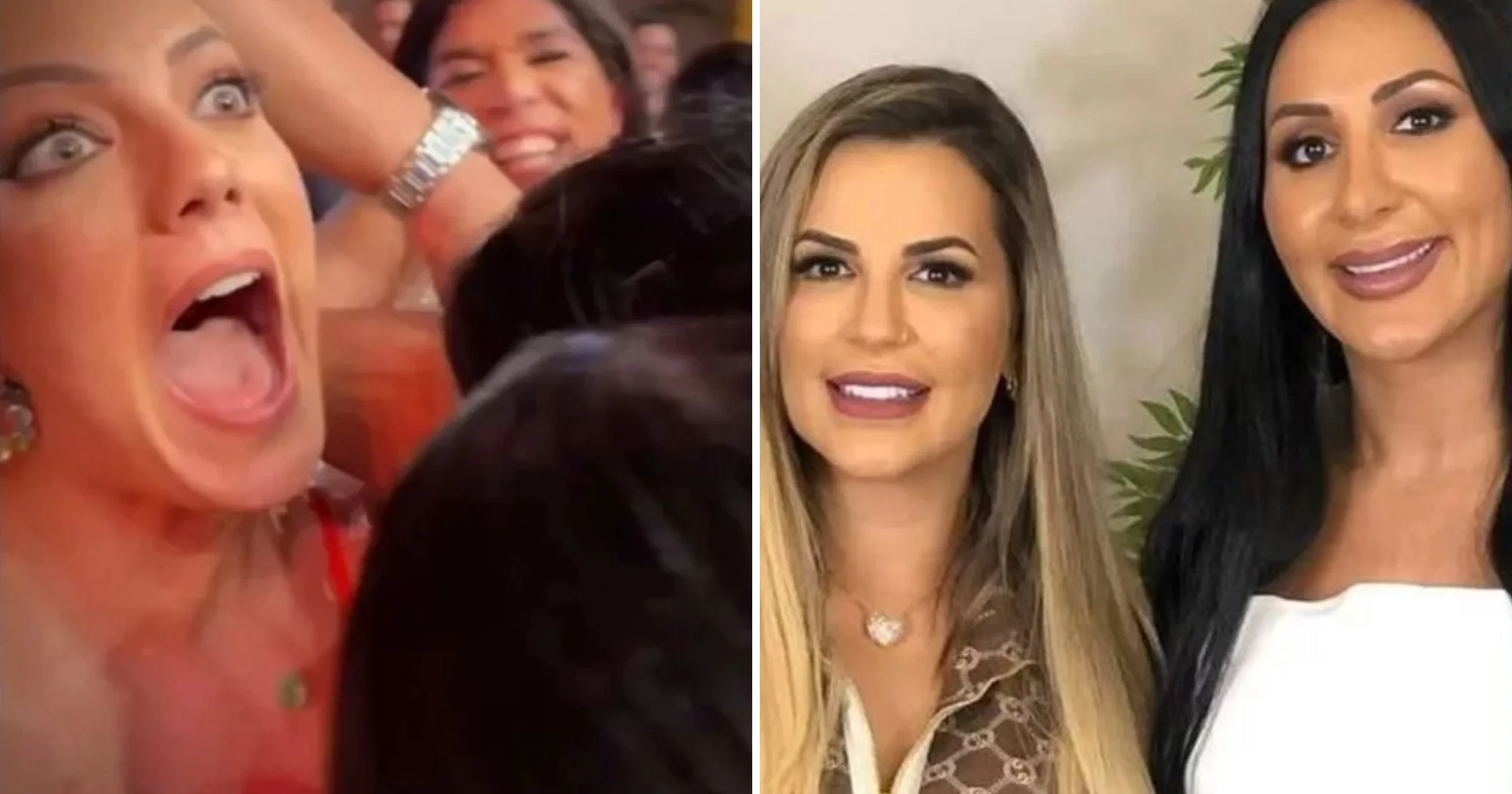 Vídeo: irmã de Deolane morde nora de famoso para pegar buquê de noiva