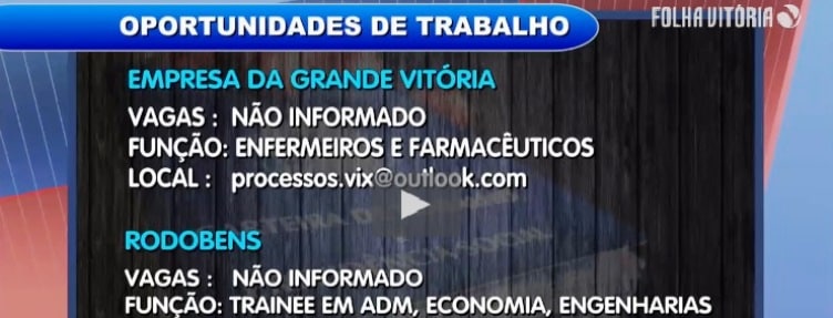 Participe do quadro “Eu quero emprego” do Cidade Alerta