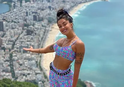 'Não fico e nunca fiquei com um cara comprometido', diz Aline Riscado sobre rumores de affair com Gabigol