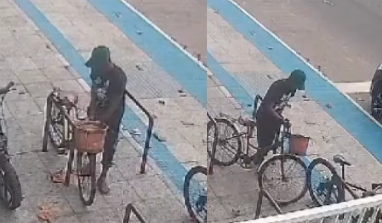 Policial à paisana impede furto de bicicleta na Serra