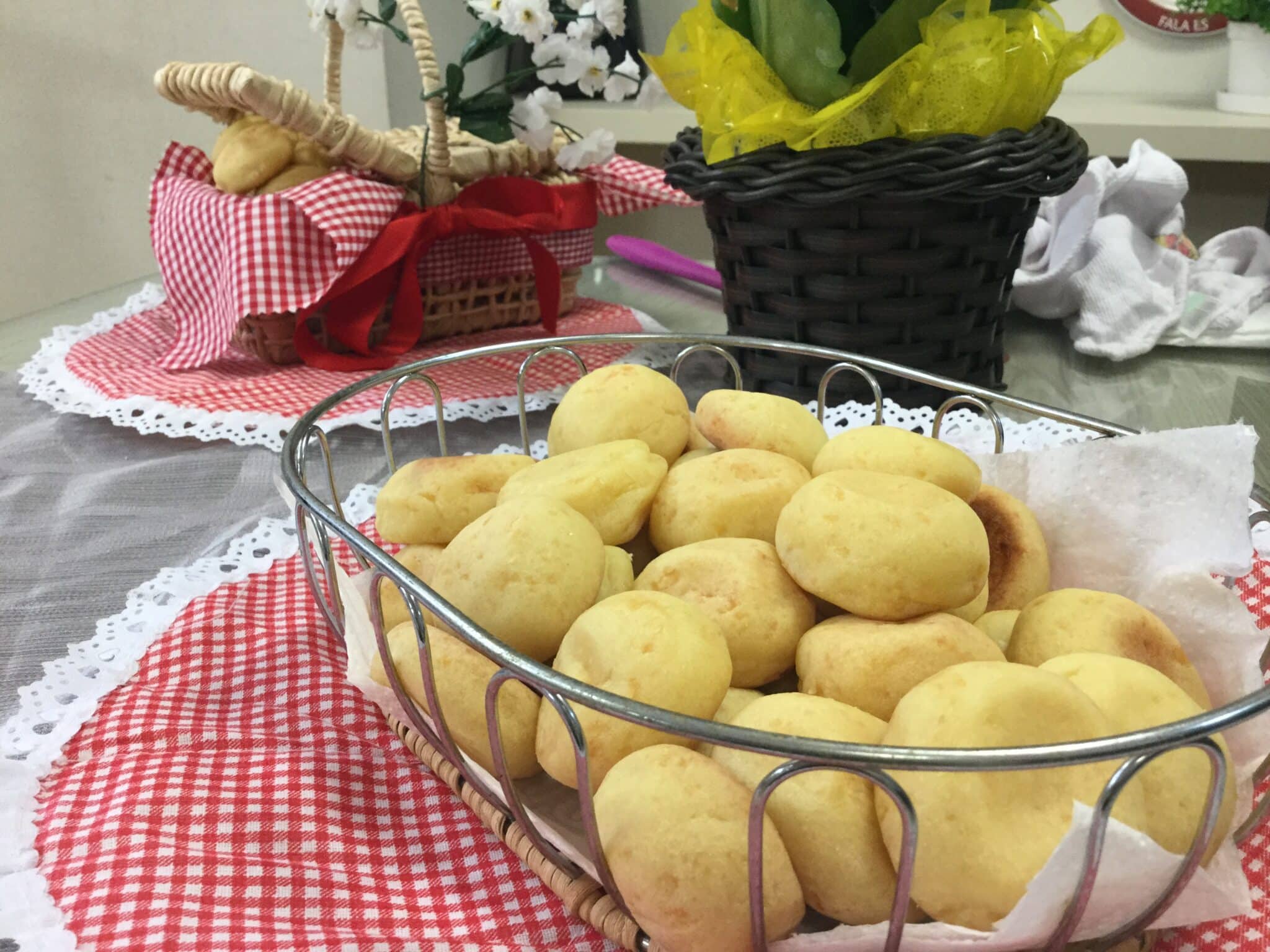 Pão de queijo com batata doce