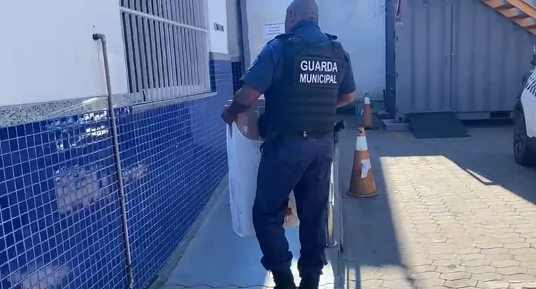 Primos furtam televisão em supermercado de Vila Velha e fogem a pé