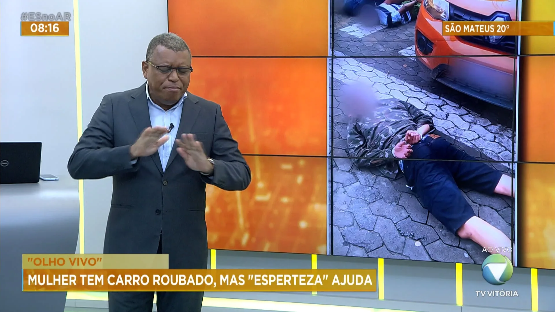 Mulher tem carro roubado, mas "esperteza" ajuda