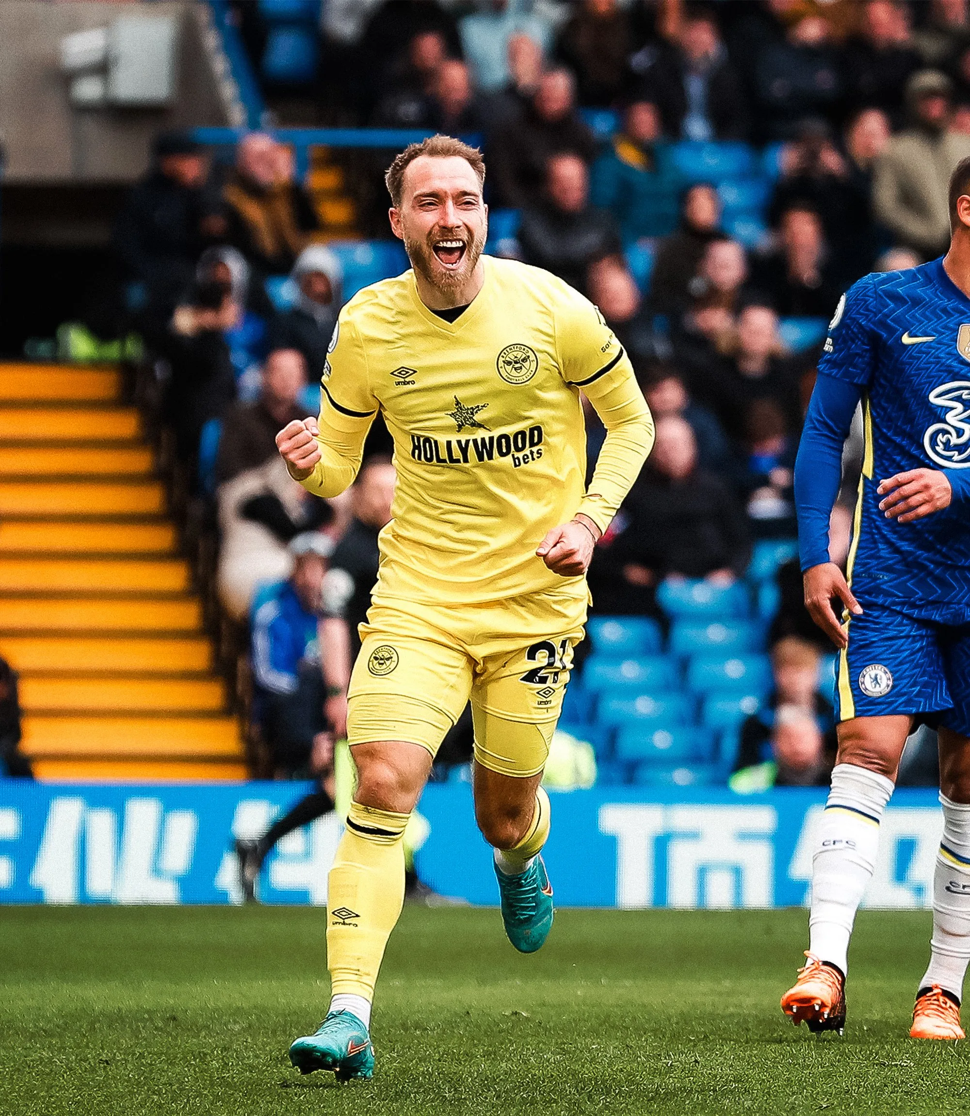 Com gol de Eriksen, Brentford surpreende no Stamford Bridge e goleia Chelsea